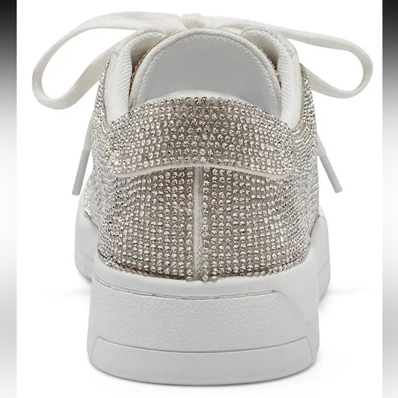 Jessica Simpson Silesta Rhinestone Lace-Up Platform Sneakers - Picture 4 of 17